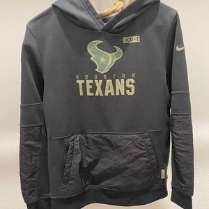 NIKE NFL YOUTH HOUSTON TEXANS SALUTE TO SERVICE THERMA HOO